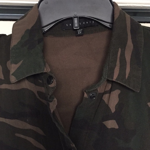 Camo Button Down - Picture 2 of 4